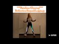 Reflective Rainbow Glowing Dancing Leggings