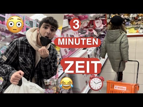 NISA HAT 3 MINUTEN ZEIT ALLES ZU KAUFEN😳 ICH MUSS ALLES BEZAHLEN😩 | Emiirbayrak