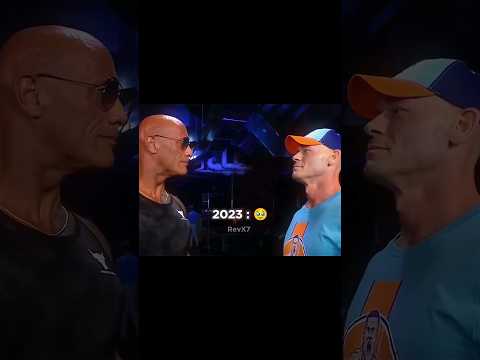 John Cena & The Rock Then vs Now 🥹 Edit