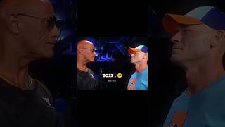 John Cena &amp; The Rock Then vs Now 🥹 Edit