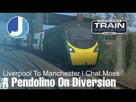 A Pendolino On Diversion | ATS Chat Moss | Train Simulator Classic