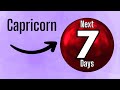Next 7 Days मकर राशि Capricorn Zodiac Sign