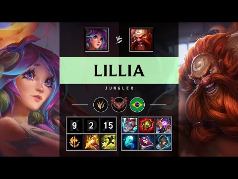 Lillia Jungle vs Gragas - BR Grandmaster Patch 25.12