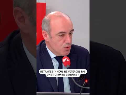 Réforme des retraites : Nous n'irons pas voter une motion de censure