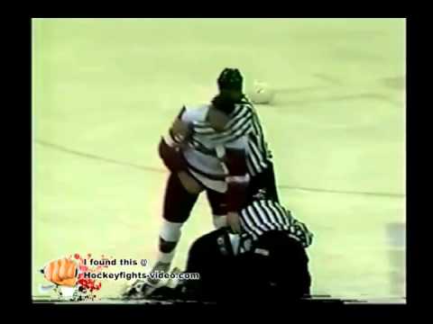 Oct 29, 1999 Bill Baaki vs Ken Tasker Huntington Blizzard vs Toledo Storm ECHL