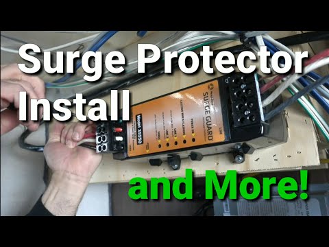 Installing the Surge Guard 35550 and more in our KZ-RV 5th Wheel.