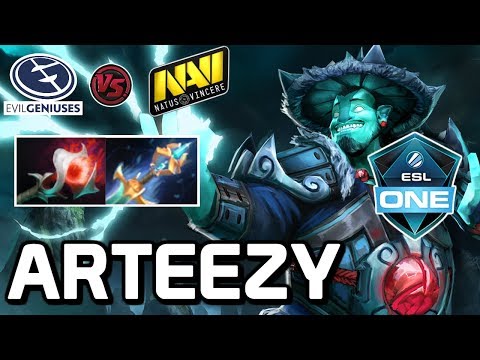 NO MORE SUMAIL STORM - Arteezy Storm full game vs Na'Vi - ESL One Genting 2018