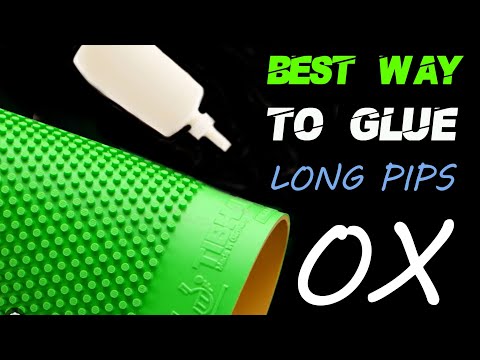 The Best way to GLUE Long Pips OX