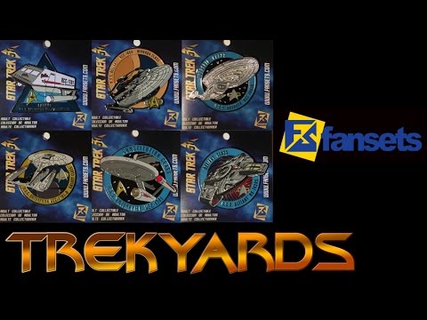 Star Trek Ship Pins! by Fansets - Trekyards Podcast #23