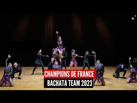 COUPE DE FRANCE FFD SBK 2023 - BACHATA TEAM 1e place Latin project #eurosonlatino
