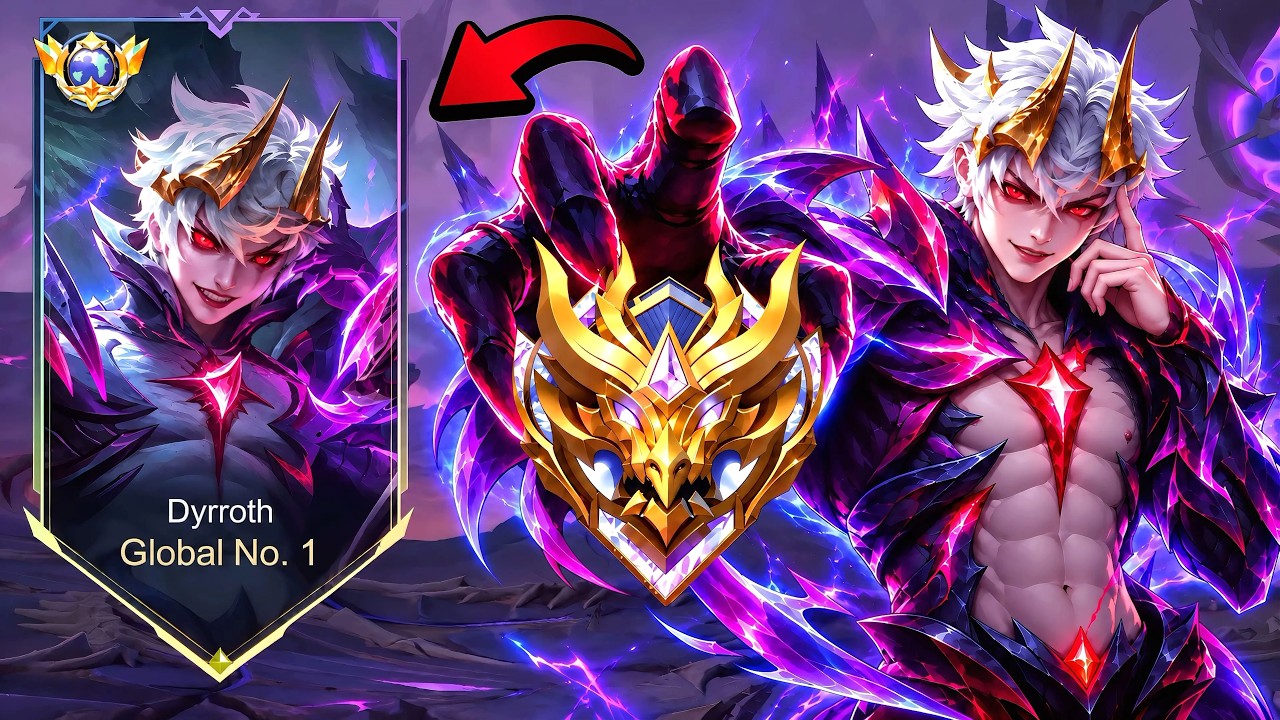 SOLO RANK IS DIFFERENT WHEN YOU MASTER DYRROTH - GLOBAL 1 EXP LANE GUIDE!