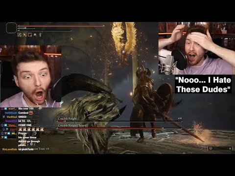 CDawgVA Vs Crucible Knight Duo Boss Fight - Elden Ring