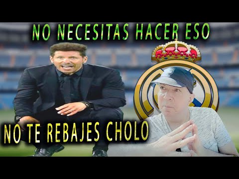 ¿ PARA QUÉ CHOLO? / SOLO DEMUESTRAS UNA COSA SOBRE REAL MADRID/ QUE PENITA...