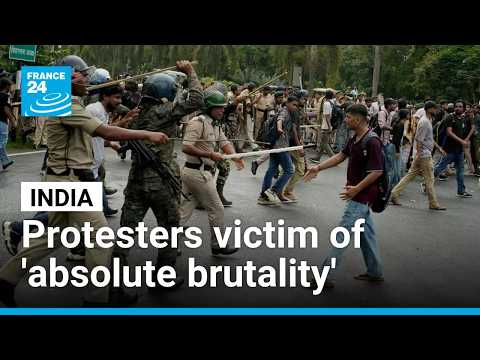 India's police accused of exercising 'absolute brutality' against peaceful protesters