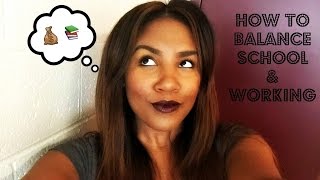 College & Working | How to Balance Both | What