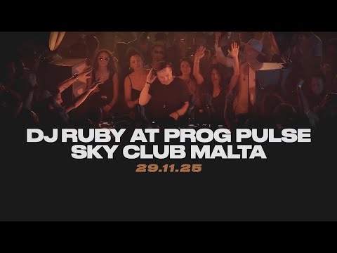 DJ Ruby at Prog Pulse | Sky Club Malta 29.11.25 | Progressive & Melodic House | Video DJ Mix