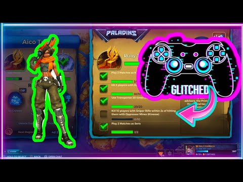 Kinessa Kill 10 players with Sniper Rifle! Bugged! Paladins!