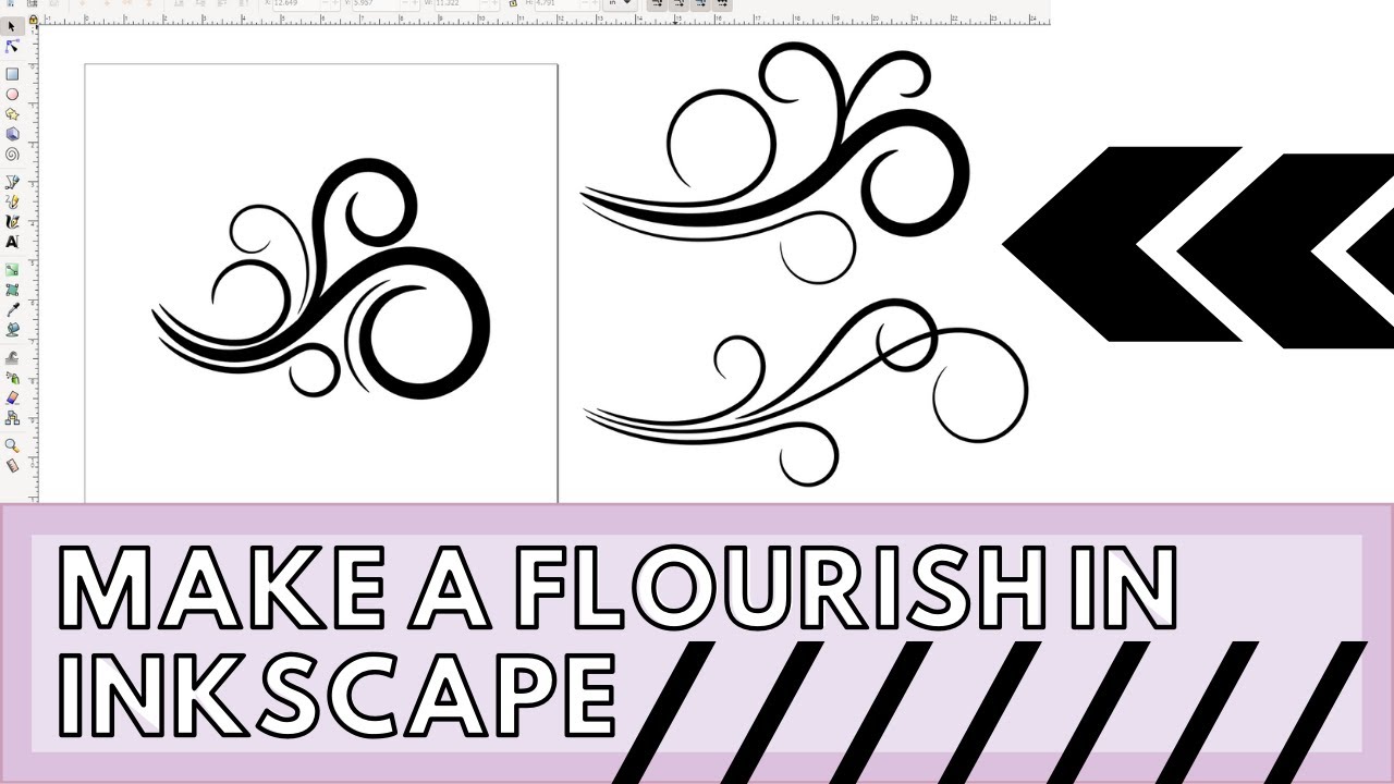 Inkscape Tutorial | How To Create A Flourish