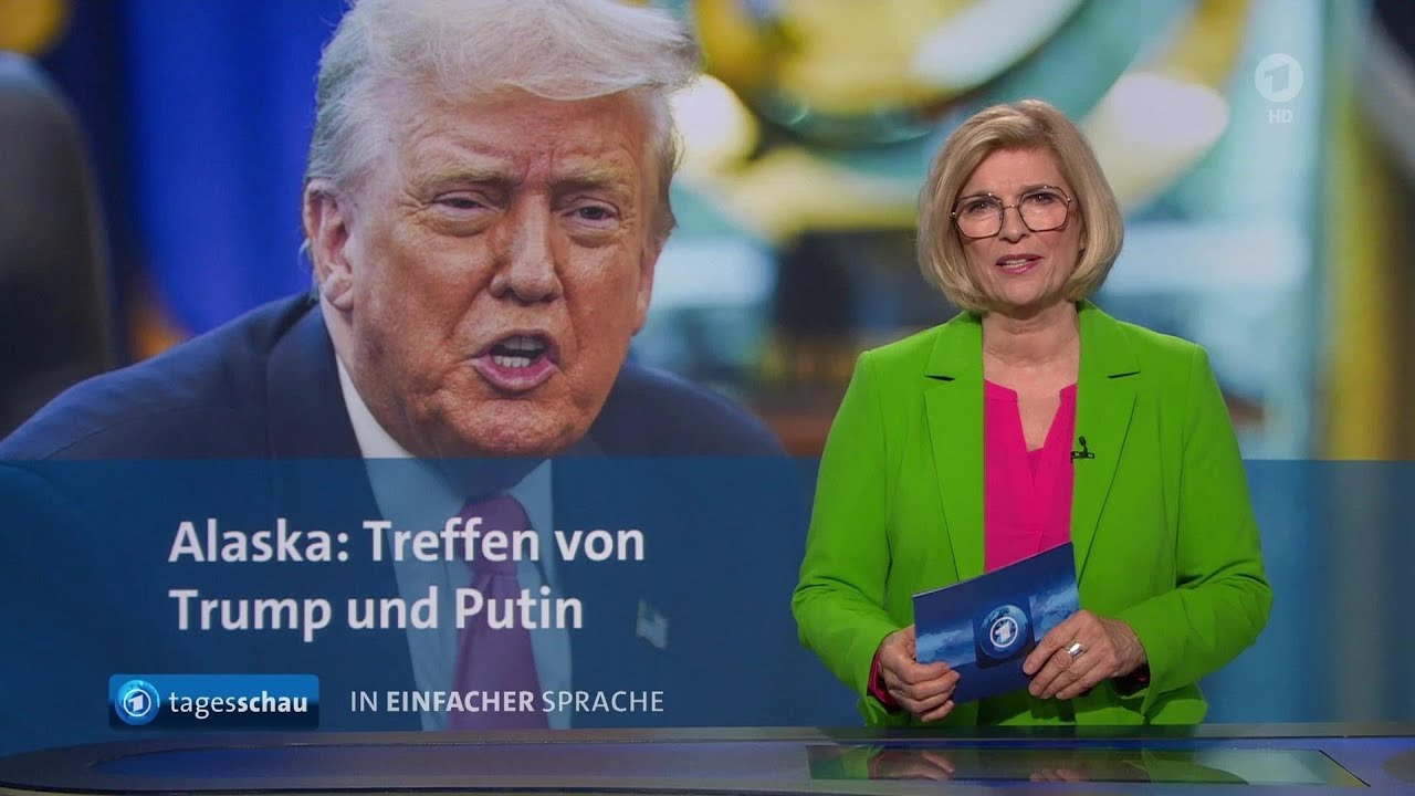 tagesschau in Einfacher Sprache 19:00 Uhr, 15.08.2025