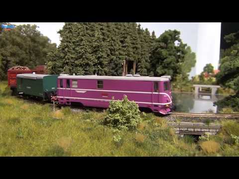 Model Jindřichohradecké úzkokolejky H0e - Dům vláčků (reálné zvuky)