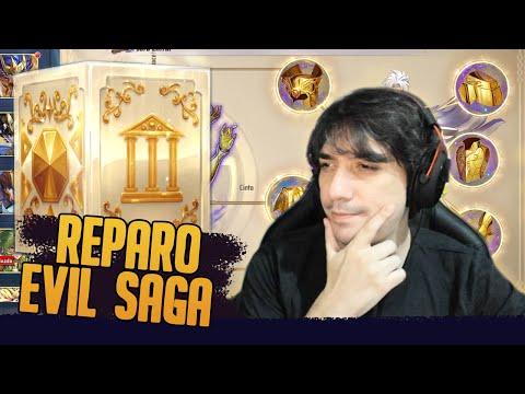 COMPLETEI O REPARO DO EVIL SAGA, MAS DEU PROBLEMA... Saint Seiya Awakening