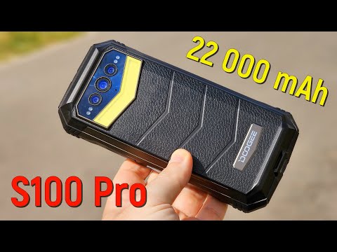 DOOGEE S100 Pro: новый смартфон с мощнейшей батареей и прожектором!