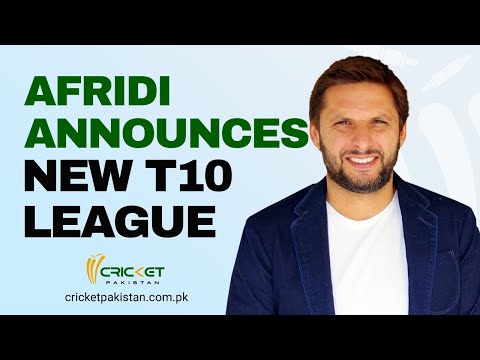 Afridi launches new T10 league named Mega Stars League