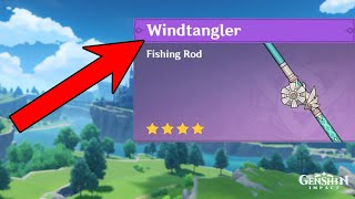 How to get Windtangler Fishing Rod Genshin Impact