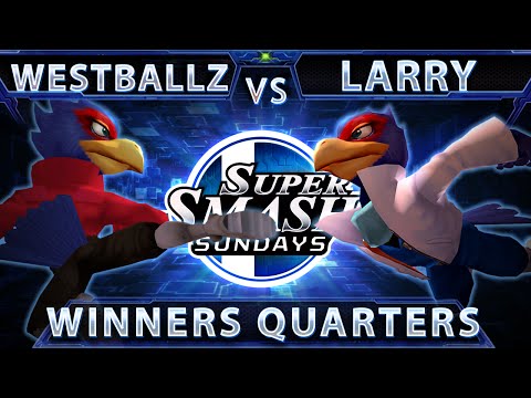 SSS 30 - Westballz (Red Falco) Vs. Larry Lurr (Blue) - SSBM Winners Quarters - Melee