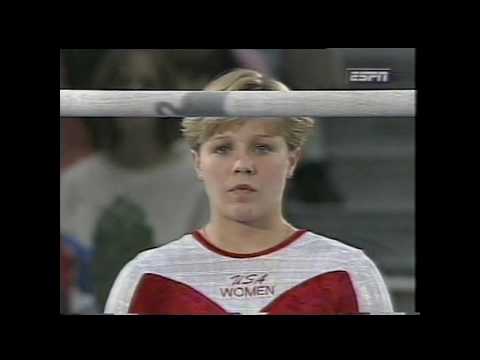 Amanda Borden 1997 Uneven Bars - Battle of the Sexes