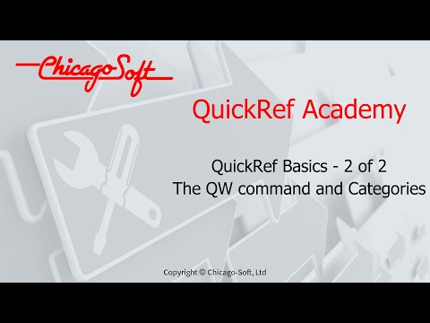 QuickRef Academy - QuickRef® Basics 2-of-2