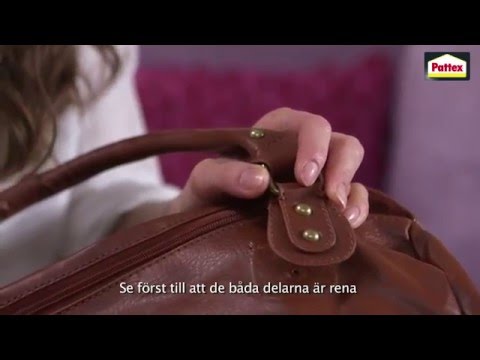 Så här lagar du en läderväska - Pattex