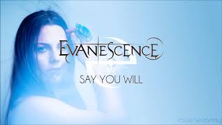Evanescence - Say You Will