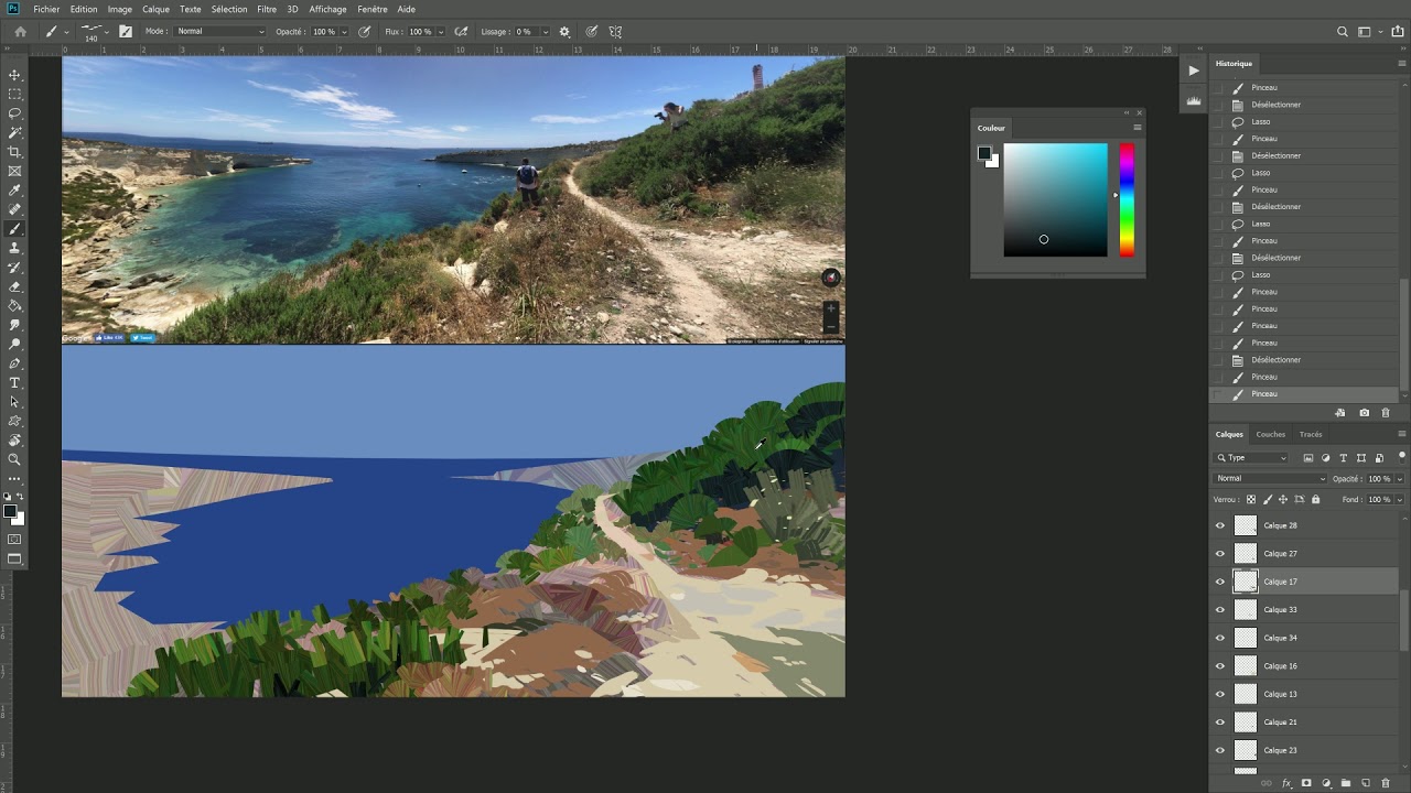 Virtual Plein Air Study Process