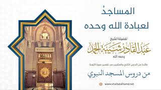 صورة المساجدُ لعبادة الله وحده | فضيلة الشيخ عبدالقادر شيبة الحمد رحمه الله141