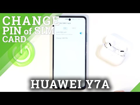 How to Add SIM PIN to SIM Card in HUAWEI Y7A – Set Up PIN to SIM Card
