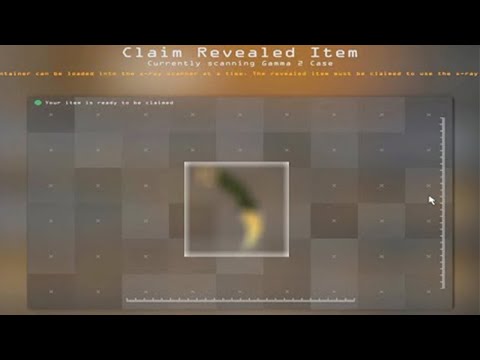 X-Ray Scanner = KNIFE