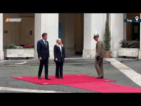 شاهد بالفيديو.. رئيسة وزراء إيطاليا جورجيا ميلوني تستقبل رئيس إقليم كوردستان نيجيرفان بارزاني في روما