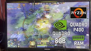 Dota 2 on Budget PC – Ryzen 5 1400 + Quadro P400 + 8GB RAM FPS Benchmark 2025