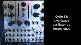 Video thumbnail for Joranalogue Cycle 5 demo by Jon Doe One
