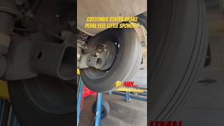 Customer states brake feel funny ? #shorts #mechanic #tips #brakes #youtubeshorts