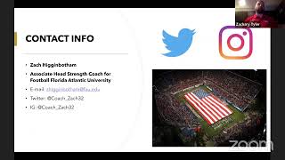 FAU Strength & Conditioning's Zoom Meeting
