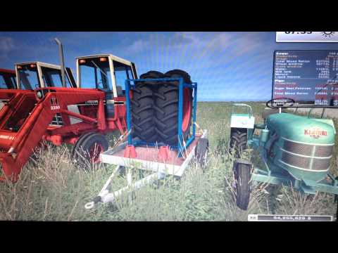 Farming Simulator 2013 mod showcase. IH 86 pack and John Deere 7930.