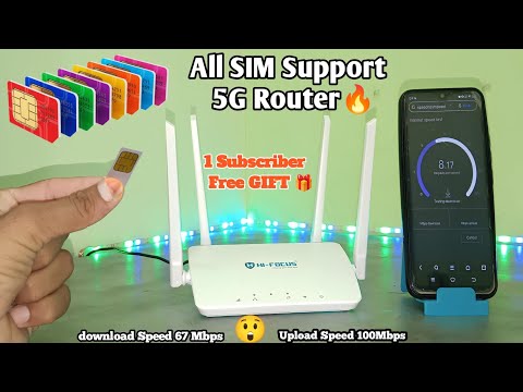 HI FOCUS 5G LTE ROUTER SIM BASED at Rs 3500/piece, Wireless WiFi router in  Varanasi