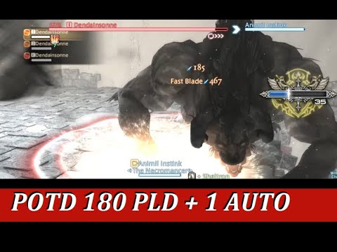FFXIV POTD PLD 180 | 1 auto attack kills Behemoth