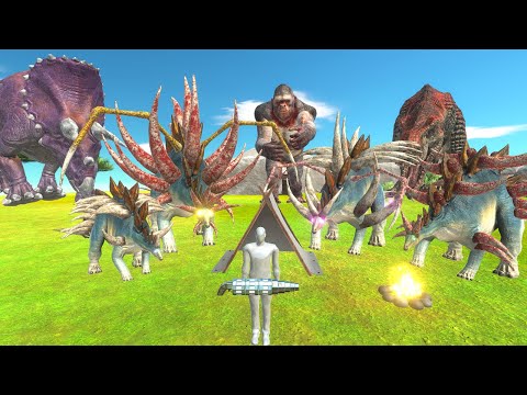 Jurassic World Evolution Camping 77 - Dinosaur Mutant Stegosaurus! How to Survive on a Desert Island