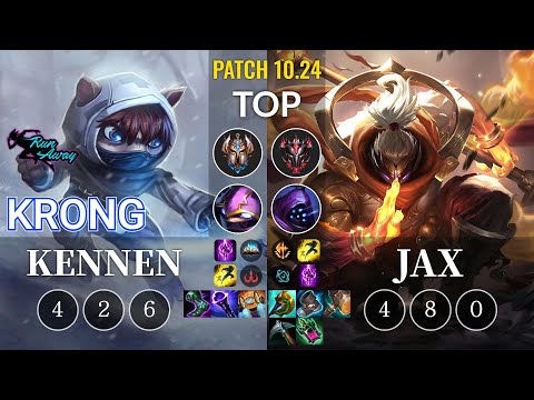 RNW KronG Kennen vs Jax Top - KR Patch 10.24