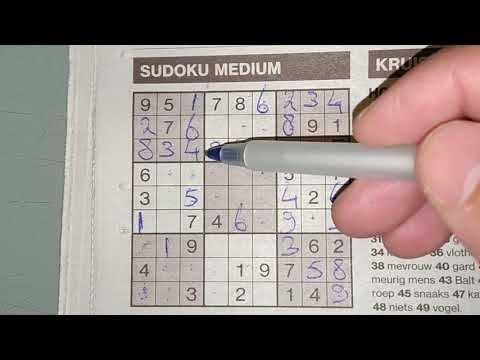Try this Medium Sudoku puzzle (with a PDF file) 04-25-2019