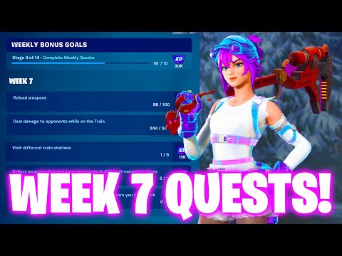 How To Complete Week 7 Quests in Fortnite - All Week 7 Challenges Fortnite Chapter 5 Season 3