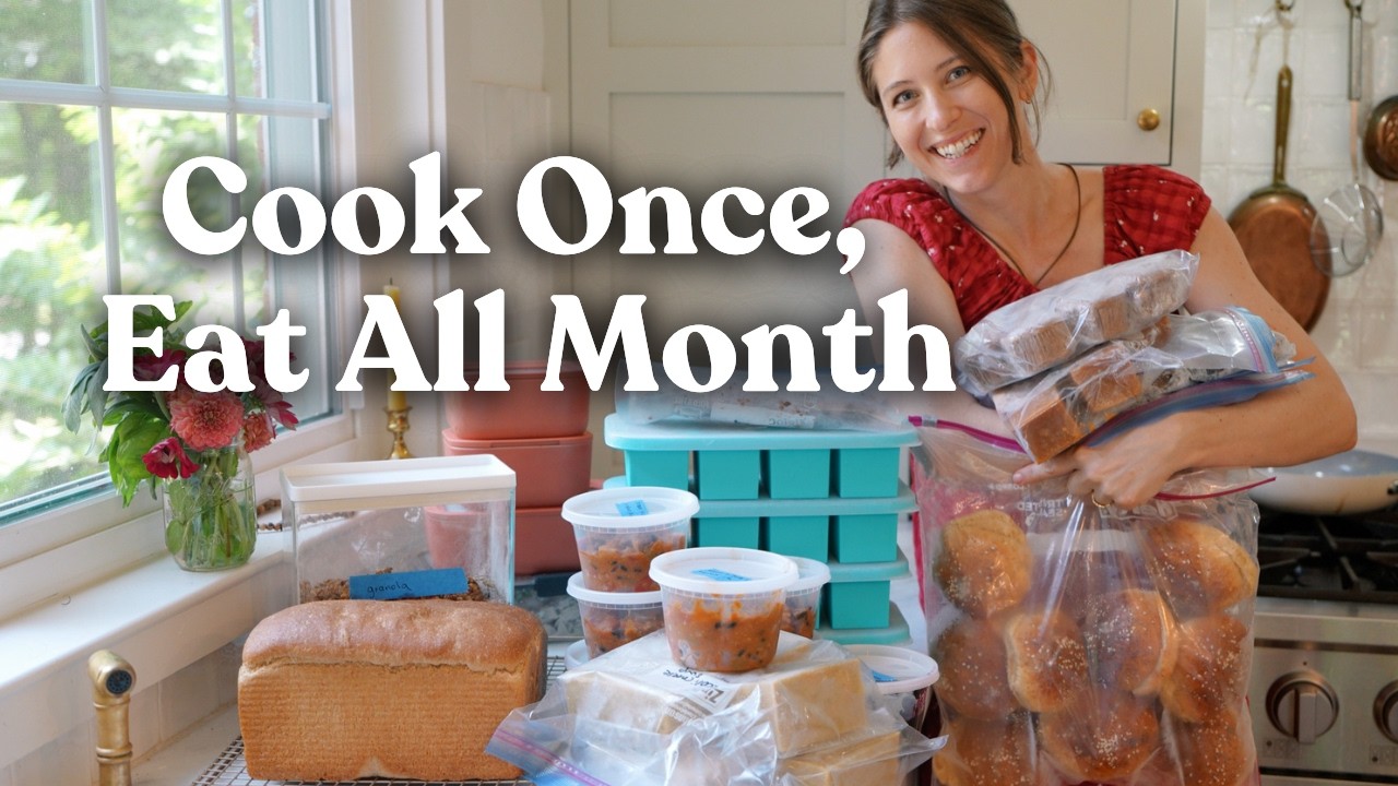 Cook Once, Eat for a Month! Real Food Freezer Meals